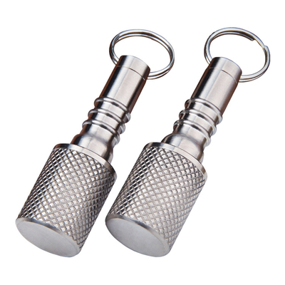 Cnc Airtight Aluminum Pill Case 22*52 Jar Waterproof Bottle
