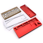Full Sized Keyboard CNC Aluminum Milling Parts Sandblasting Anodized Al6063