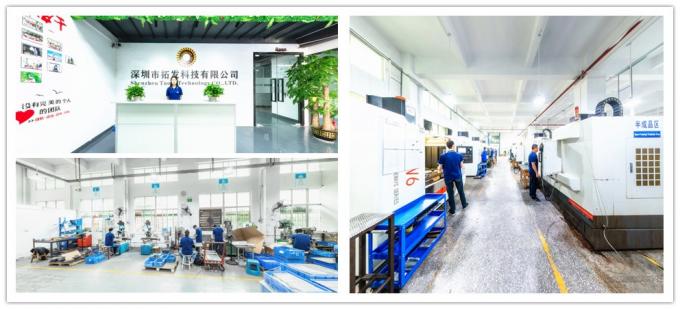Точность Китай 5 частей лампы OEM Cnc оси подвергая механической обработке алюминиевых