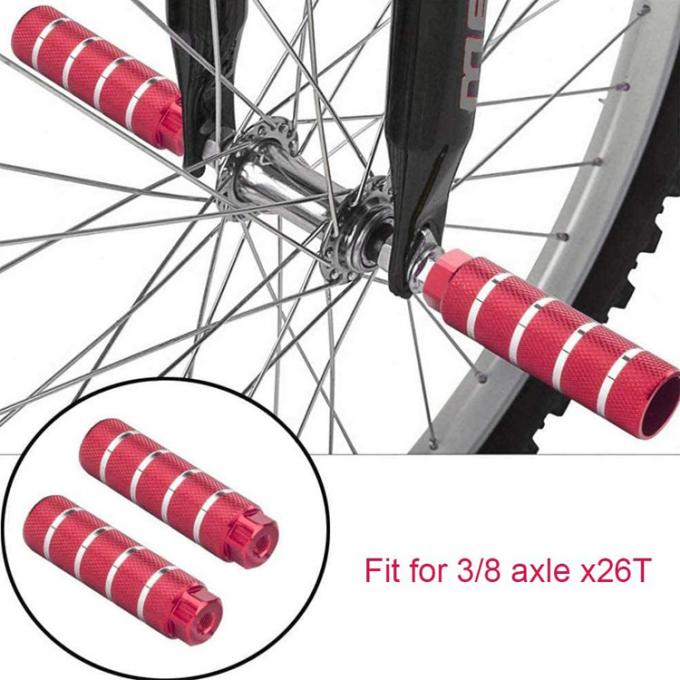 Велосипед BMX прикрепляет алюминиевый сплав противоюзовая нога руководства для горы задействуя заднее эффектное выступление приспосабливать цапфы 3/8 дюймов